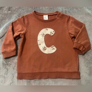 Custom "C" monogram sweatshirt